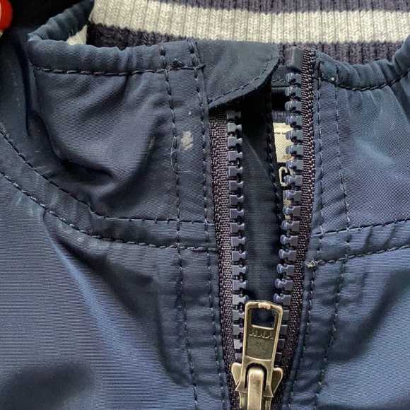 Gymboree Coat Navy Blue Boys 7/8 EUC Medium weight - Picture 13 of 16